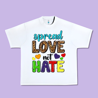 Urban Heavy Tee spread love not hate