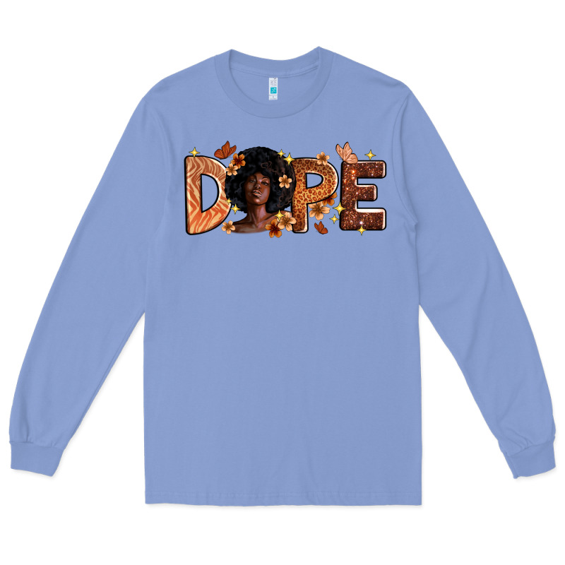 Dope Melanin Long Sleeve Tee by Zillion Design Studio | Teevron