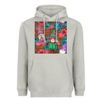 Moon Dust floral easter gnomes seamless pattern Heavyweight Hoodie - Artiststas