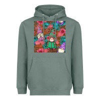 Sage floral easter gnomes seamless pattern Heavyweight Hoodie - Artiststas