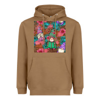 Toasted Coconut floral easter gnomes seamless pattern Heavyweight Hoodie - Artiststas