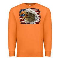 Carrot American Flag Eagle Premium Sweatshirt - LillyAllenDesigns
