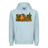 Blue Mist camping love Premium Hoodie - NancyCooperArtShop