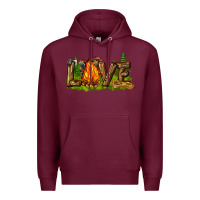 Burgundy camping love Premium Hoodie - NancyCooperArtShop