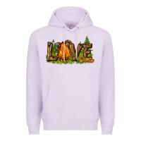 Lilac camping love Premium Hoodie - NancyCooperArtShop