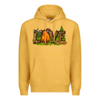 Mustard camping love Premium Hoodie - NancyCooperArtShop