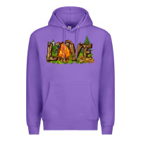 Purple camping love Premium Hoodie - NancyCooperArtShop