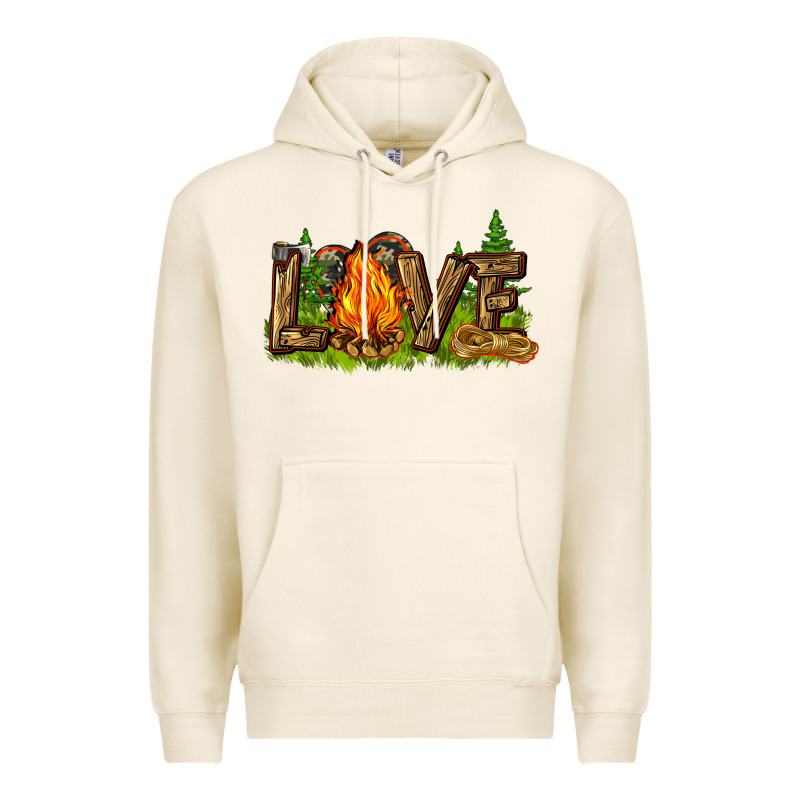 Camping Love Premium Hoodie by NancyCooperArtShop | Teevron