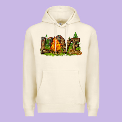Camping Love Premium Hoodie Designed By Nancycooperartshop