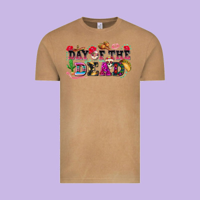 Day Of The Dead Vintage Tee Designed By Texasbilliewilder