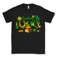 Black feeling lucky Classic Tee - FaDigitalArtStudio