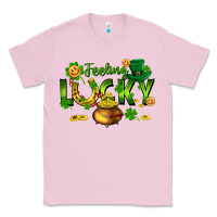 Bubblegum Pink feeling lucky Classic Tee - FaDigitalArtStudio