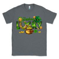 Charcoal Heather feeling lucky Classic Tee - FaDigitalArtStudio