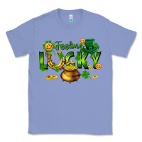Colony Blue feeling lucky Classic Tee - FaDigitalArtStudio