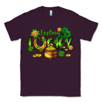 Plum feeling lucky Classic Tee - FaDigitalArtStudio