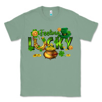 Sage feeling lucky Classic Tee - FaDigitalArtStudio