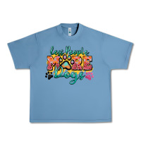 Pebble Blue less people more dogs paw zillion Urban Heavy Tee - Zillion Design Studio