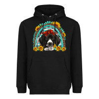 Black german shorthaired pointer western rainbow Heavyweight Hoodie - Artiststas