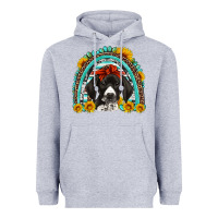 Heather Grey german shorthaired pointer western rainbow Heavyweight Hoodie - Artiststas