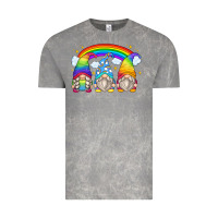 Cloud Rock rainbow gnomes Vintage Tee - Zillion Design Studio