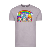 Vintage Zinc rainbow gnomes Vintage Tee - Zillion Design Studio