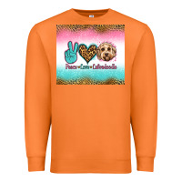 Carrot peace love labradoodle Premium Sweatshirt - Jasminsmagicworld