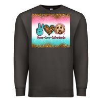 Smoke peace love labradoodle Premium Sweatshirt - Jasminsmagicworld