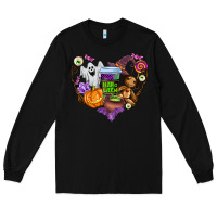 Black halloween Long Sleeve Tee - AdoDesignShop