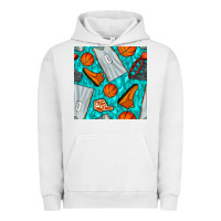 Pigment Lunar Rock basketball uniform and hoop seamless pattern Urban Hoodie - BundleAndBundleShop