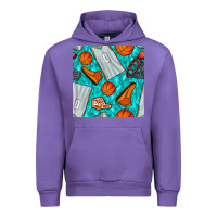 Tulip basketball uniform and hoop seamless pattern Urban Hoodie - BundleAndBundleShop