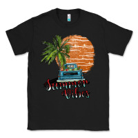 Black summer vibes Classic Tee - SublimationCraftShop