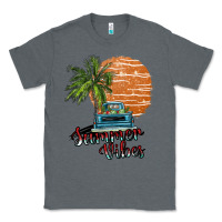 Charcoal Heather summer vibes Classic Tee - SublimationCraftShop