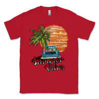 Red summer vibes Classic Tee - SublimationCraftShop