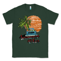 Sports Green summer vibes Classic Tee - SublimationCraftShop