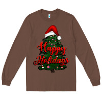 Chestnut happy holidays christmas tree Long Sleeve Tee - RanaPortraitStore