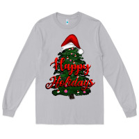 Moon Dust happy holidays christmas tree Long Sleeve Tee - RanaPortraitStore