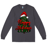 Smoke happy holidays christmas tree Long Sleeve Tee - RanaPortraitStore