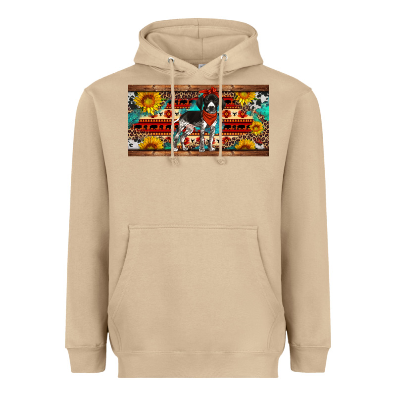 German Shorthaired Pointer License Plate Heavyweight Hoodie by Artiststas | Teevron