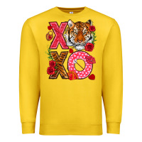 Lemon xoxo with tiger Premium Sweatshirt - NancyCooperArtShop