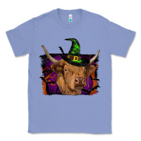 Colony Blue highland cow halloween Classic Tee - RanaPortraitStore
