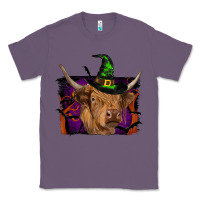 Lavender highland cow halloween Classic Tee - RanaPortraitStore