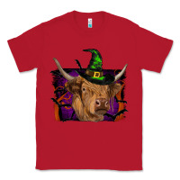 Red highland cow halloween Classic Tee - RanaPortraitStore