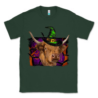 Sports Green highland cow halloween Classic Tee - RanaPortraitStore