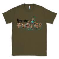 Army Green you are worthy cross Classic Tee - BarkalooDesign