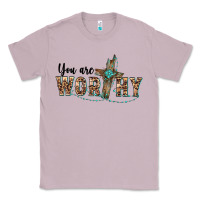 Lilac you are worthy cross Classic Tee - BarkalooDesign