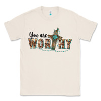 Natural you are worthy cross Classic Tee - BarkalooDesign