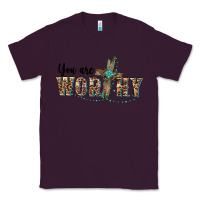 Plum you are worthy cross Classic Tee - BarkalooDesign