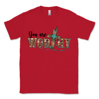 Red you are worthy cross Classic Tee - BarkalooDesign