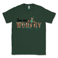 Sports Green you are worthy cross Classic Tee - BarkalooDesign