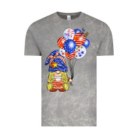 Cloud Rock patriotic gnome balloon Vintage Tee - BarkalooDesign